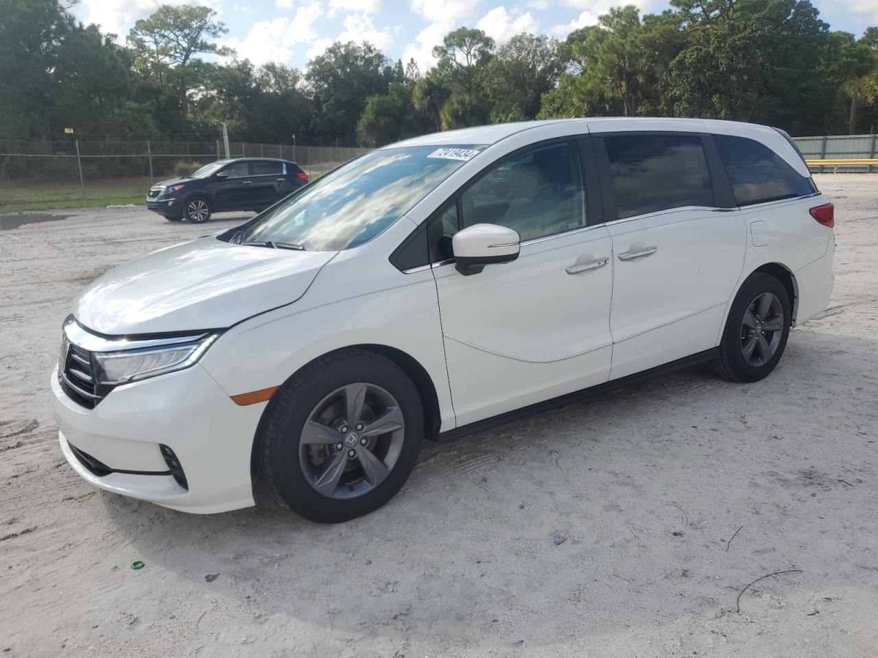 2022 HONDA ODYSSEY EX VIN:5FNRL6H53NB003176