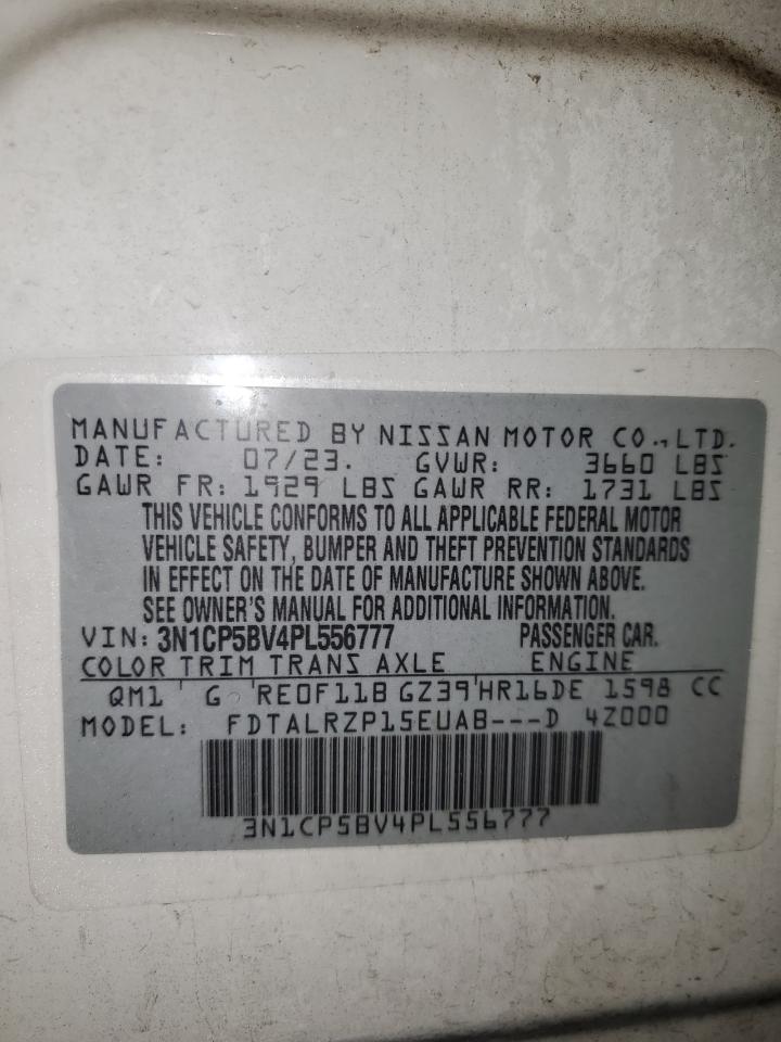 2023 NISSAN KICKS S VIN:1GCRKREA0CZ100493