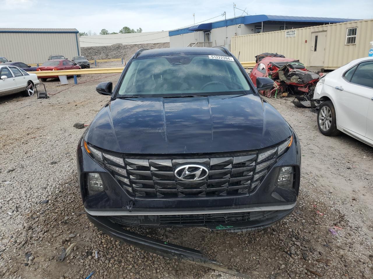 2022 HYUNDAI TUCSON BLUE VIN:KM8JBCA10NU060203