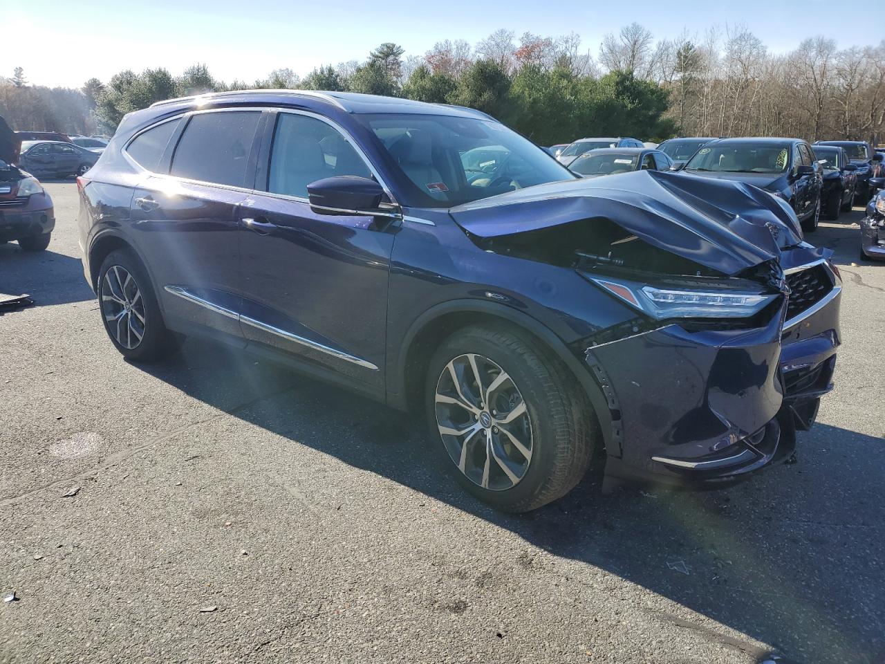 2022 ACURA MDX TECHNOLOGY VIN:5J8YE1H49NL050047
