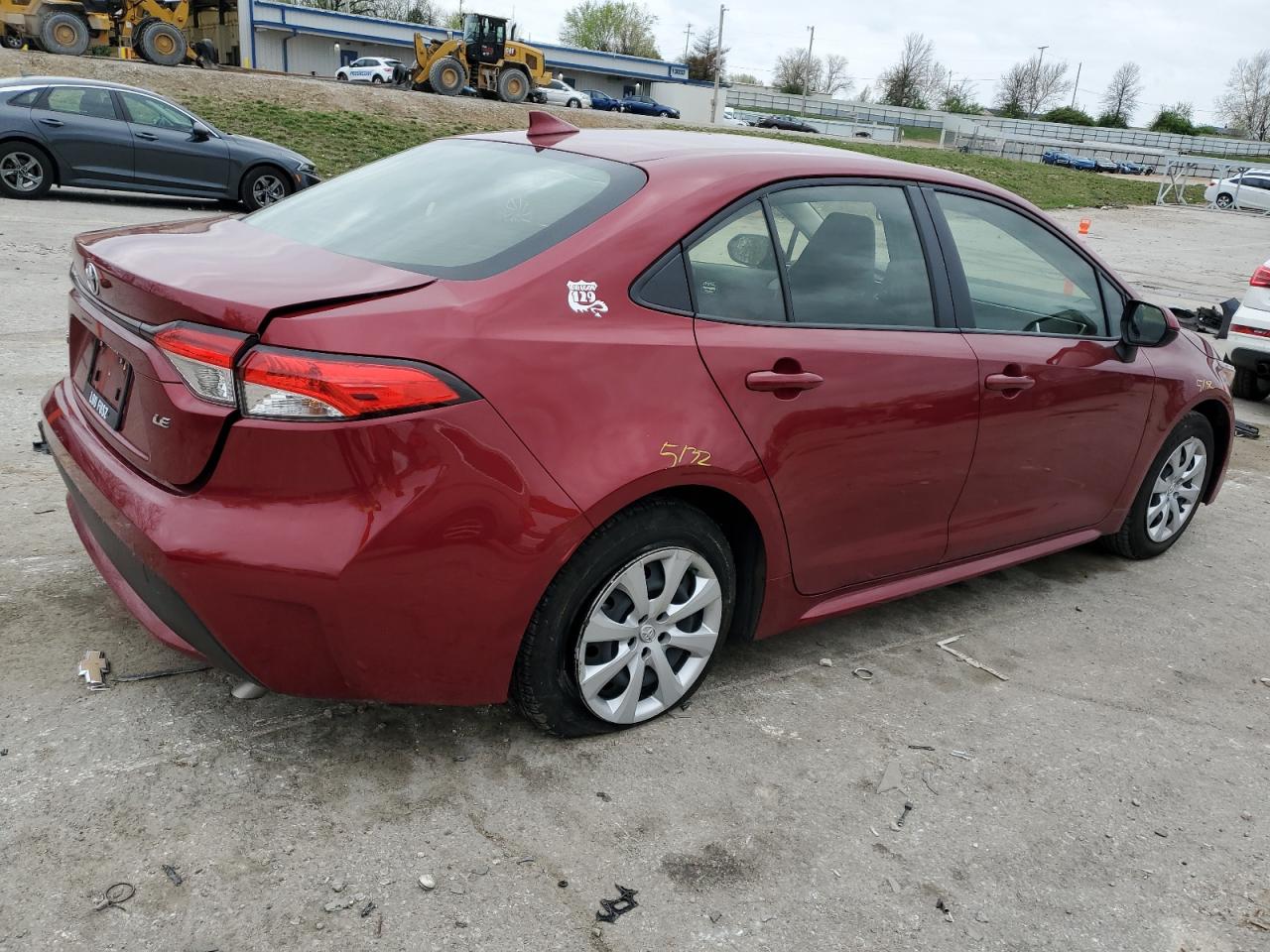 2022 TOYOTA COROLLA LE VIN:JTDEPMAE3NJ197220