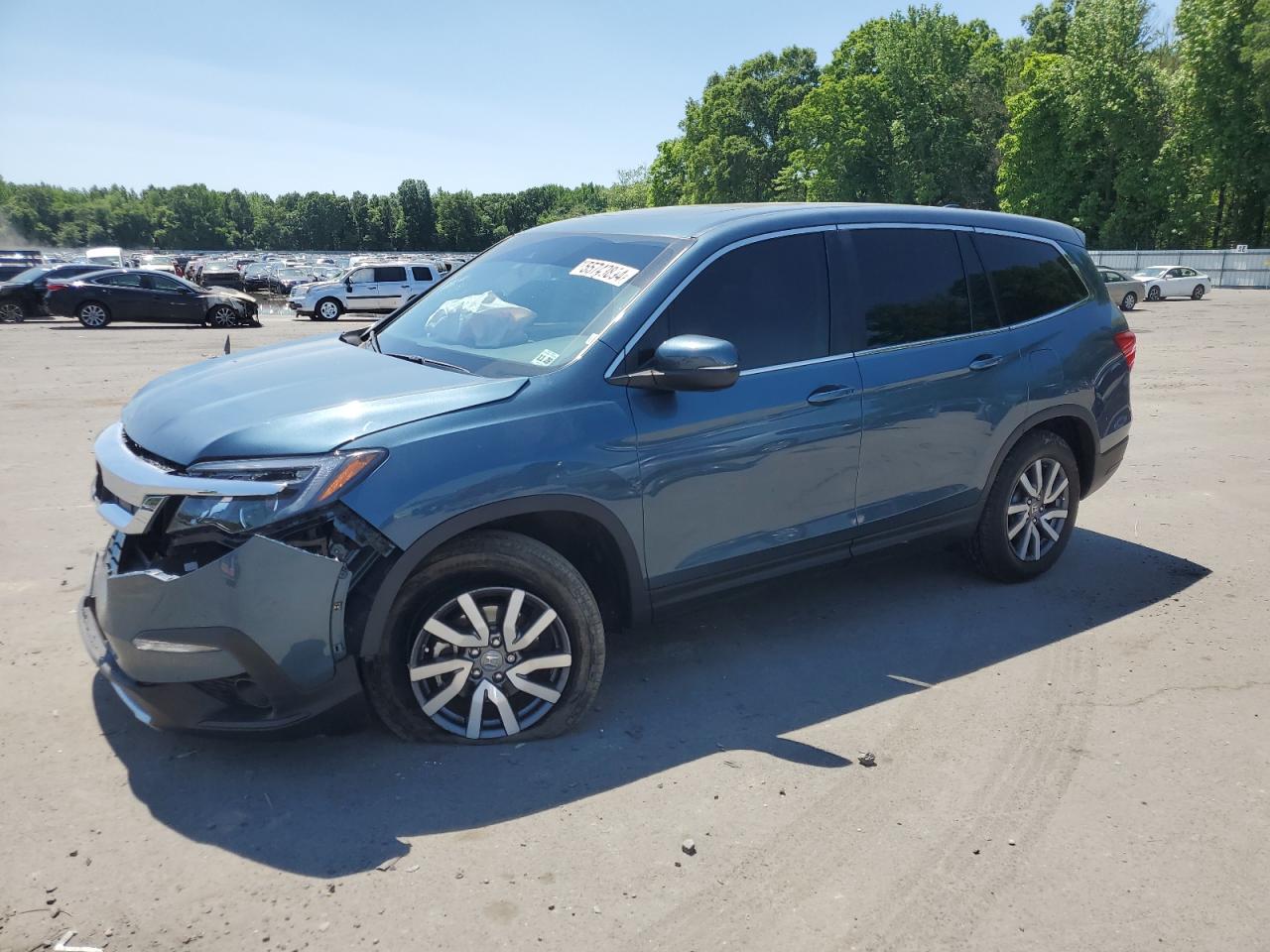 2022 HONDA PILOT EXL VIN:5FNYF6H5XNB020351