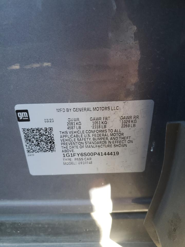 2023 CHEVROLET BOLT EUV LT VIN:1G1FY6S00P4144419