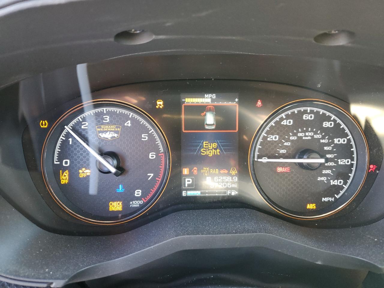 2022 SUBARU FORESTER WILDERNESS VIN:JF2SKAMC6NH405707