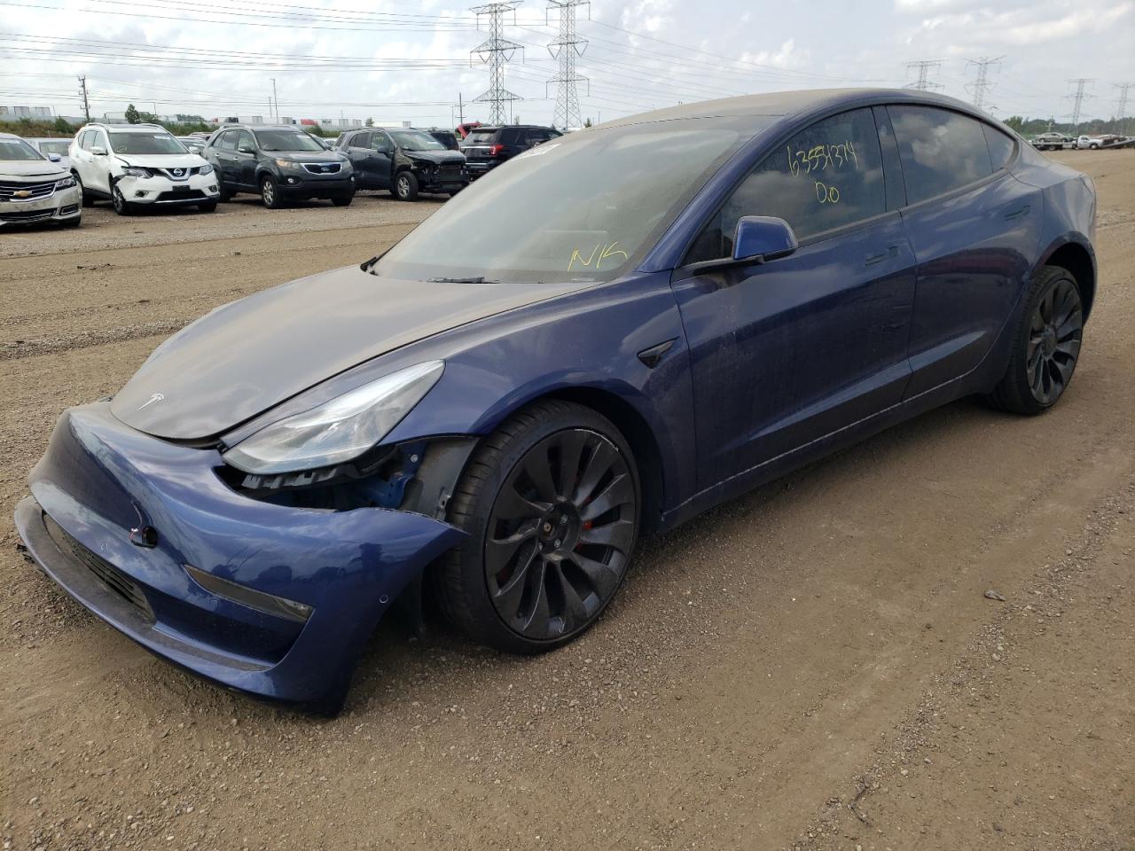 2022 TESLA MODEL 3  VIN:5YJ3E1ECXNF125281