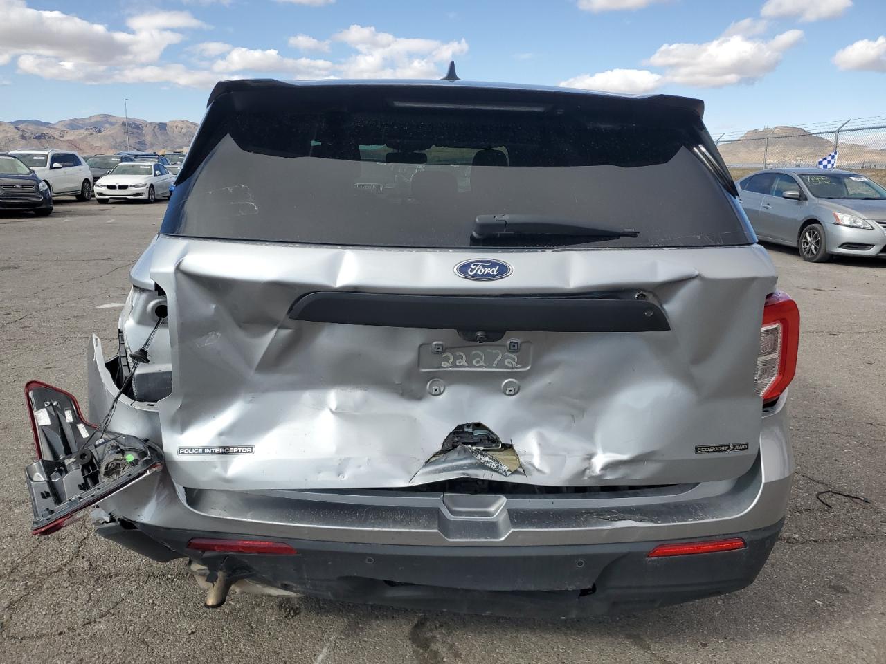 2022 FORD EXPLORER POLICE INTERCEPTOR VIN:1FM5K8AC9NGA93280