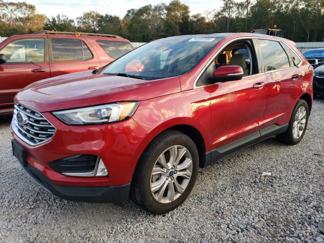 2022 FORD EDGE TITANIUM VIN:2FMPK4K95NBA21925