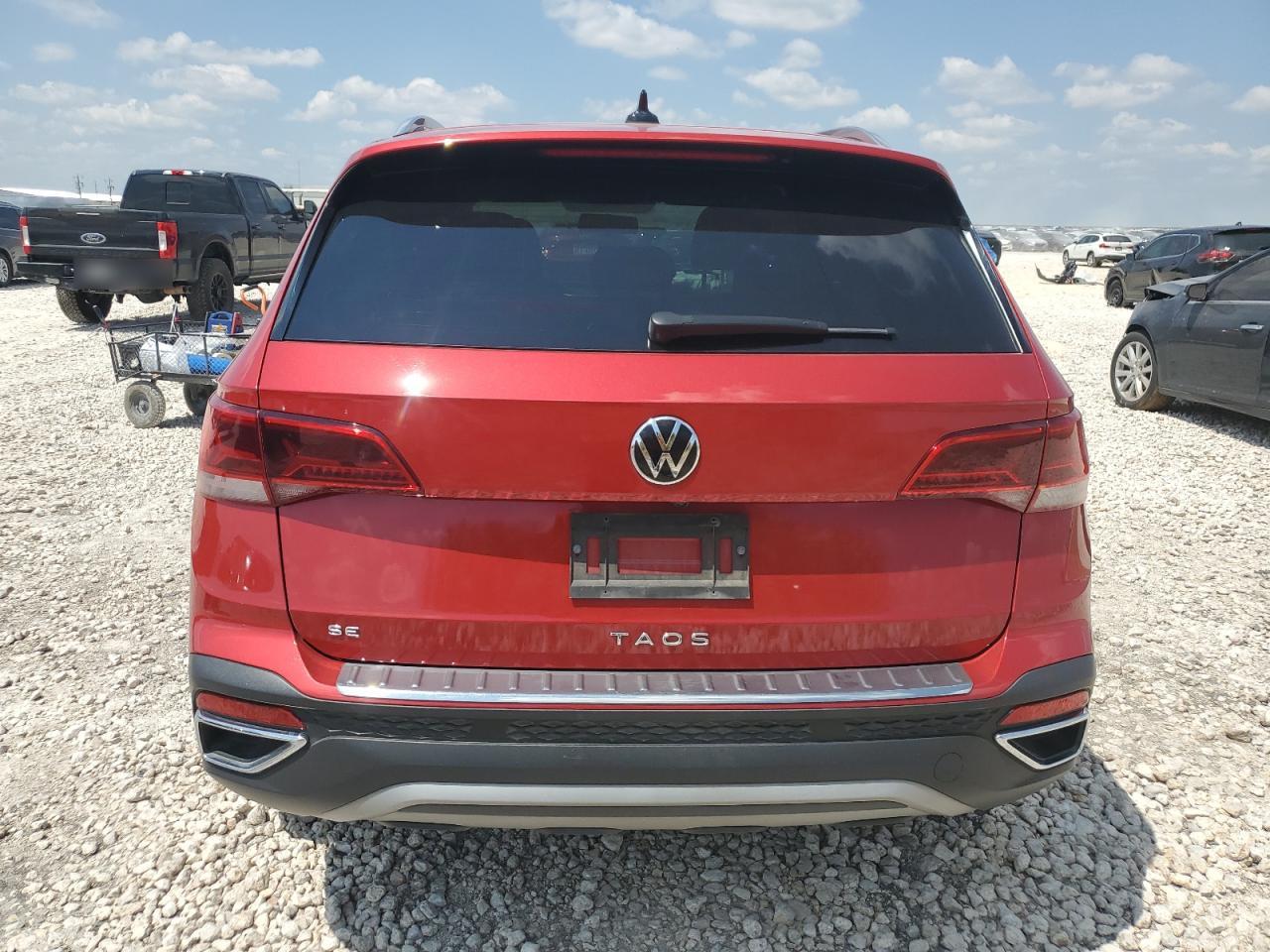 2022 VOLKSWAGEN TAOS SE VIN:3VVTX7B27NM058614