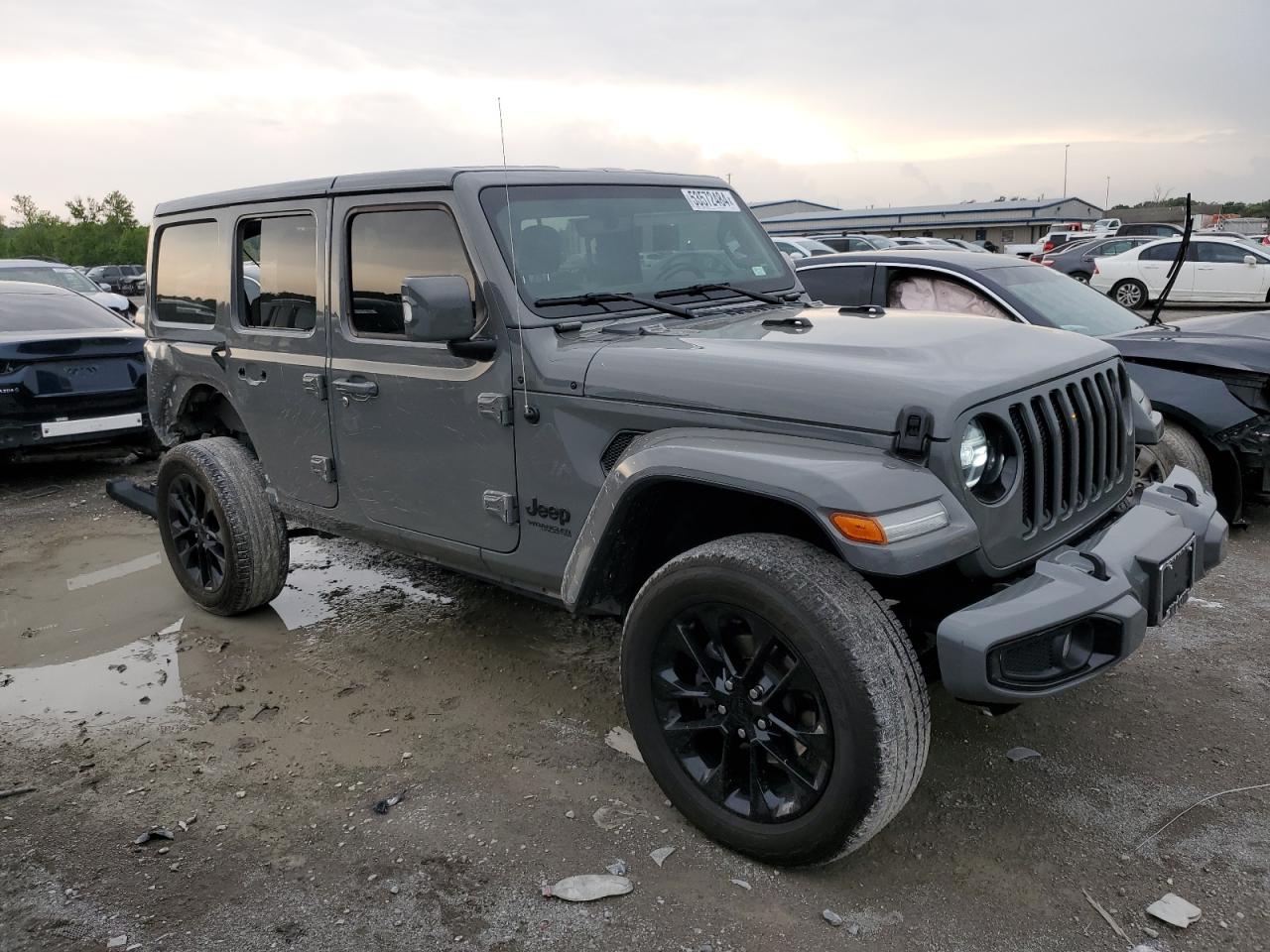 2022 JEEP WRANGLER UNLIMITED SAHARA VIN:1C4HJXENXNW270290