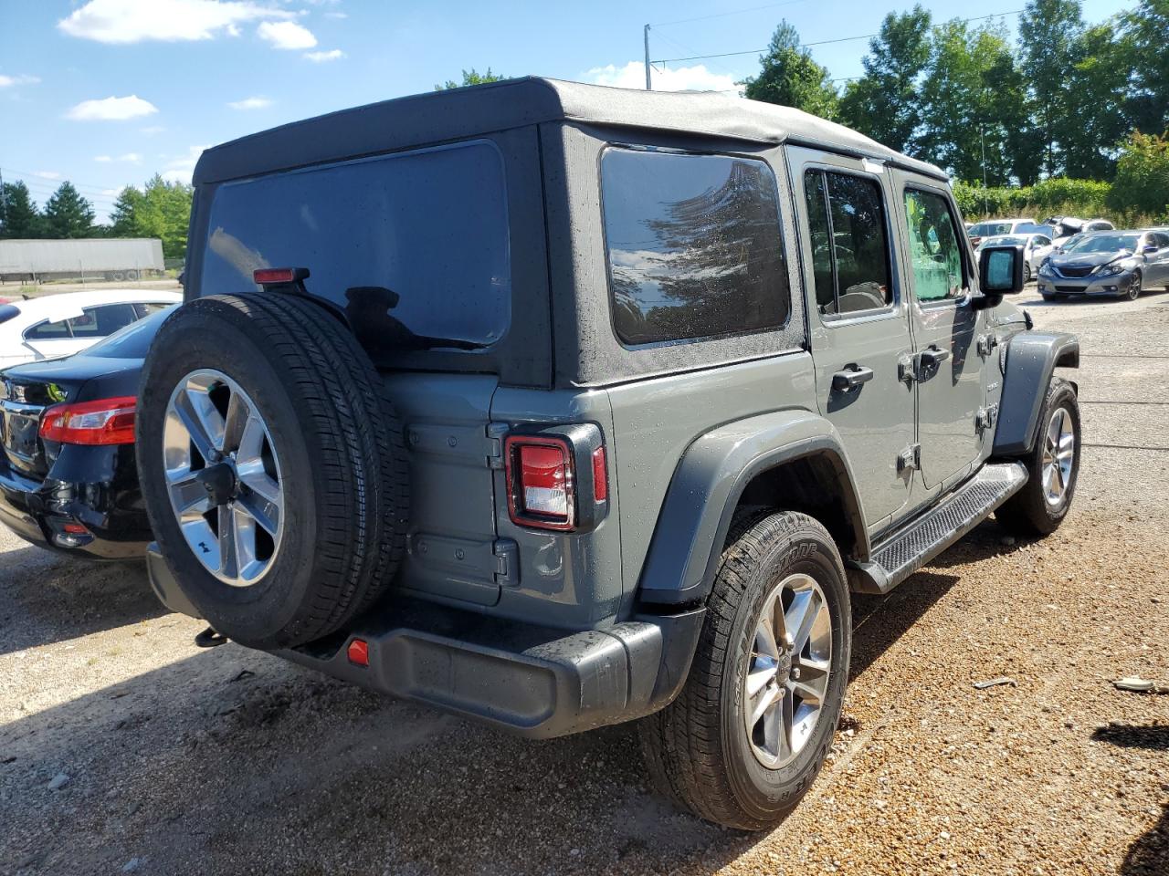 2022 JEEP WRANGLER UNLIMITED SAHARA VIN:1C4HJXEG5NW174021