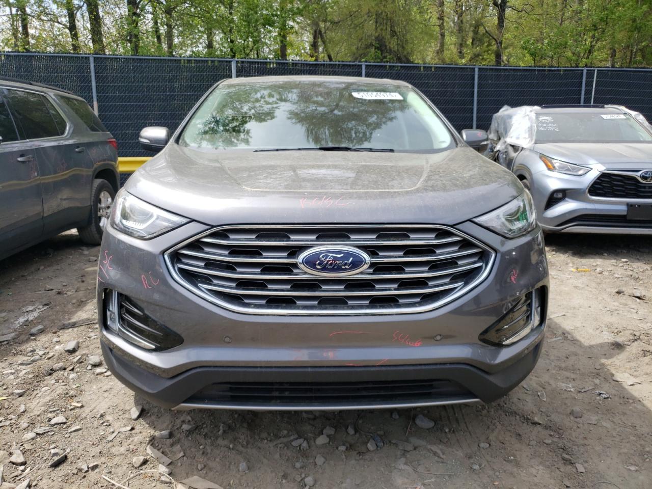 2022 FORD EDGE TITANIUM VIN:2FMPK4K97NBA30173