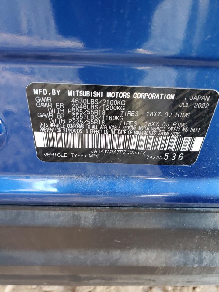 2023 MITSUBISHI ECLIPSE CROSS SE VIN:JA4ATWAA7PZ005573