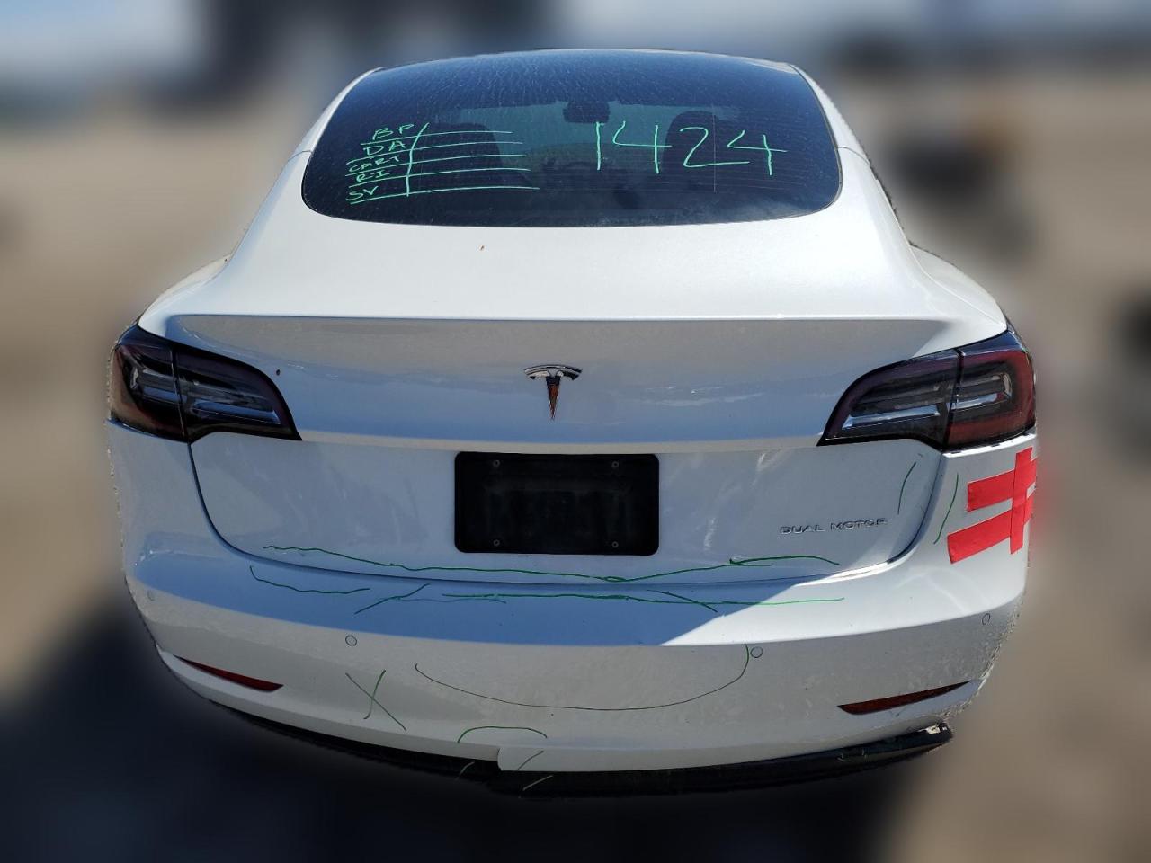 2022 TESLA MODEL 3  VIN:5YJ3E1EB1NF107033