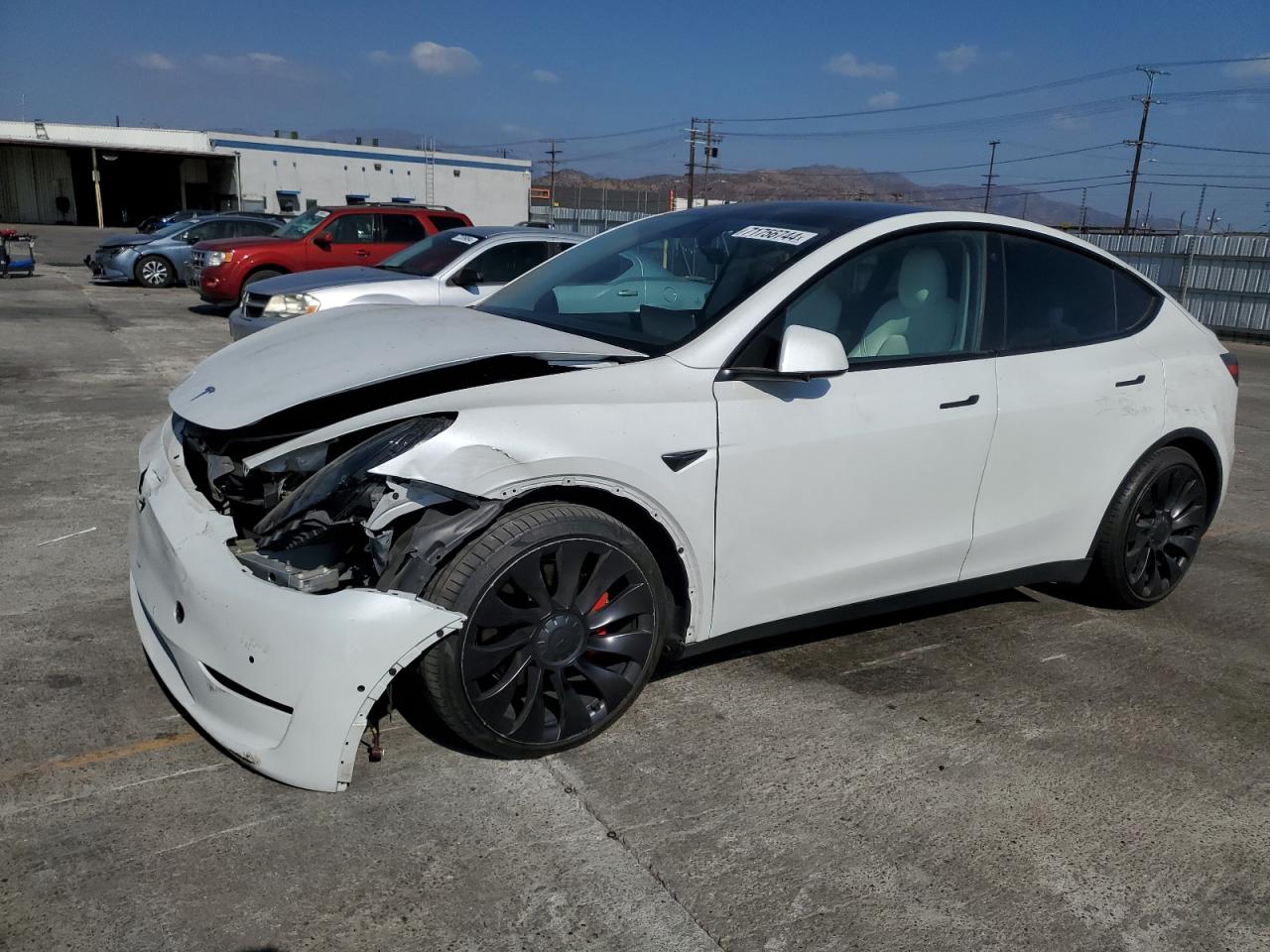 2022 TESLA MODEL Y  VIN:7SAYGDEF1NF391111