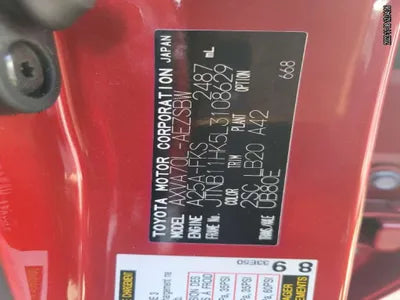 2020 Toyota Camry JTNB11HK5L3108629 VIN:JTNB11HK5L3108629