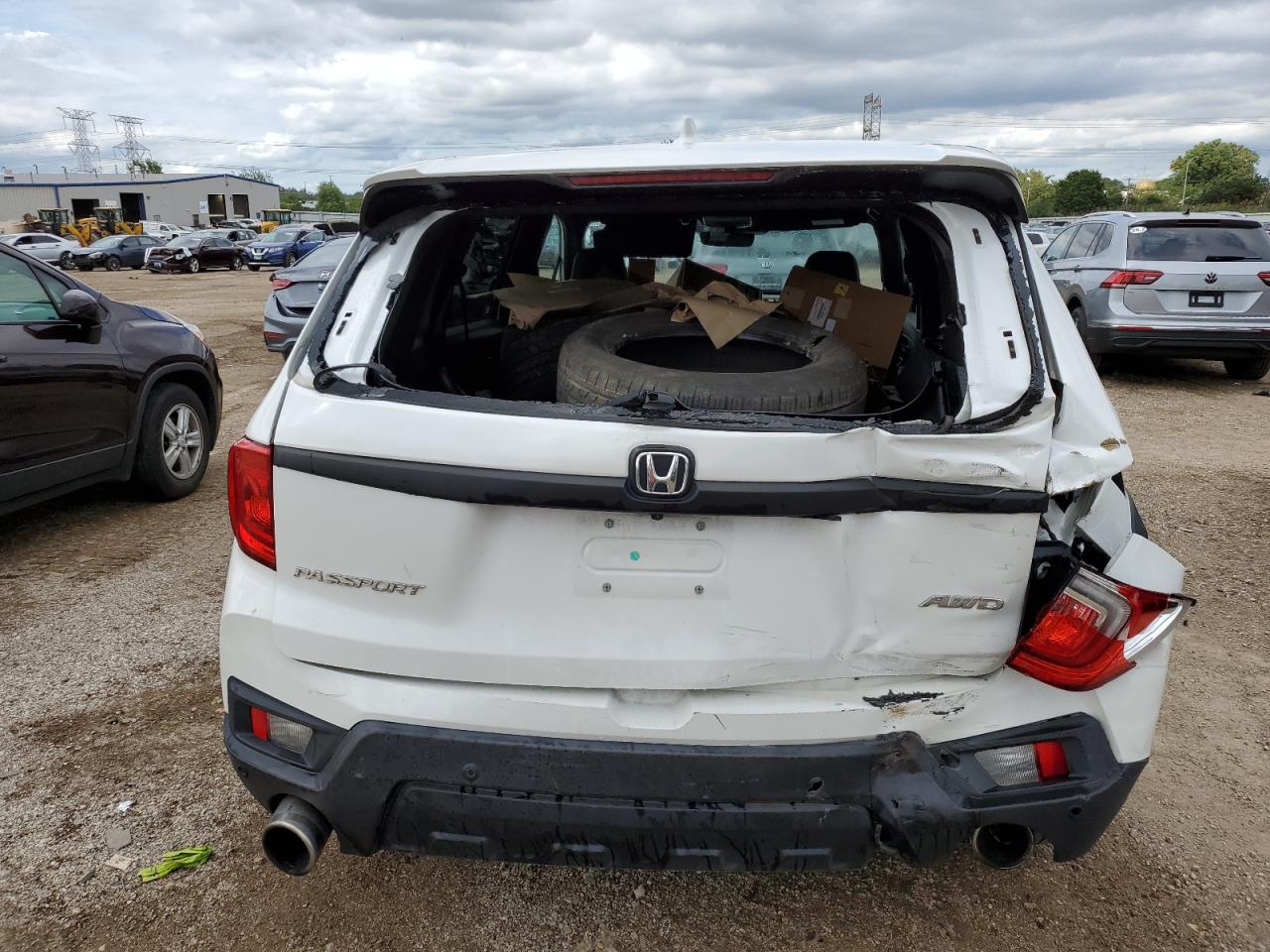 2022 HONDA PASSPORT EXL VIN:5FNYF8H58NB031120