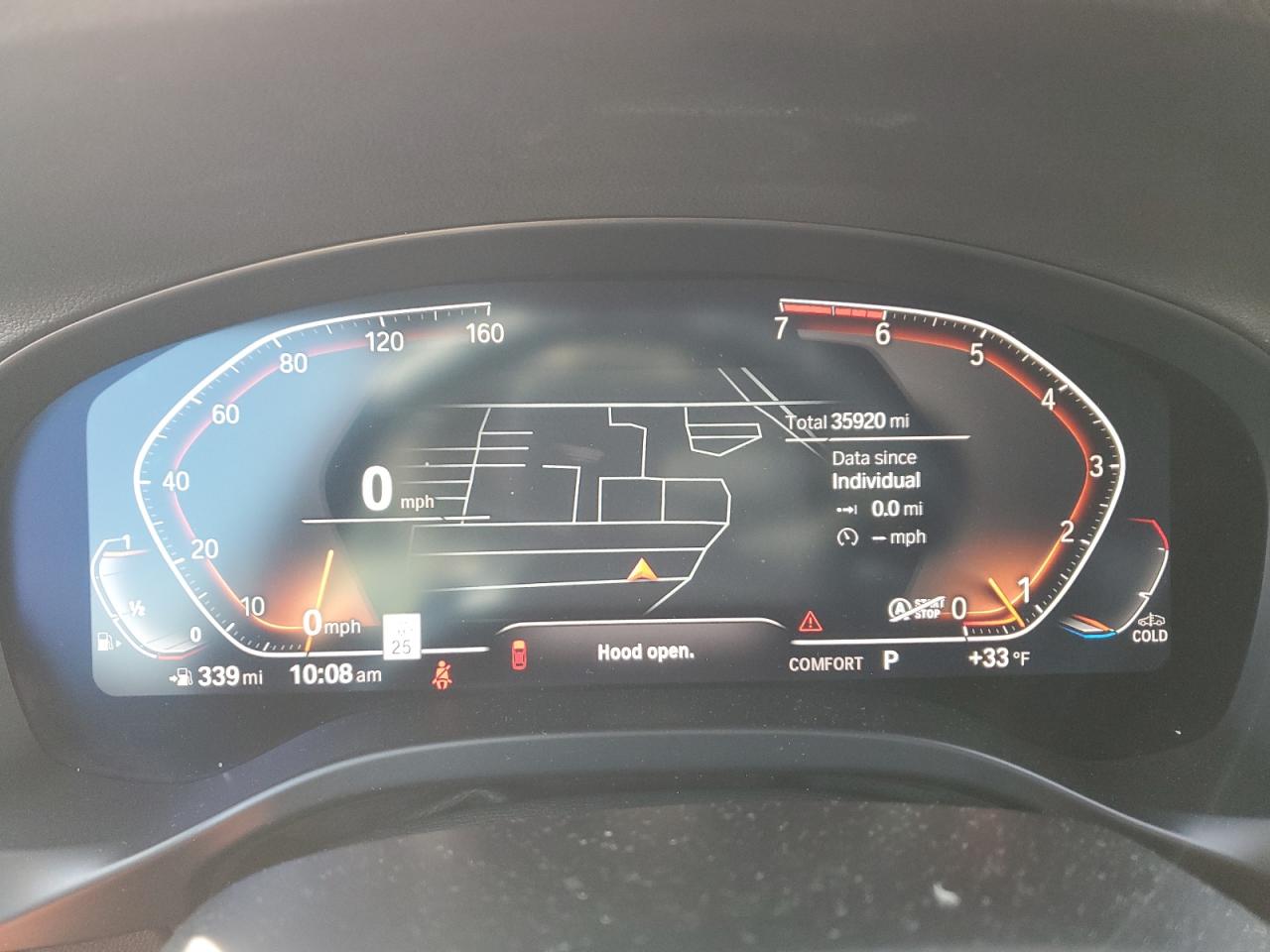 2022 BMW X3 SDRIVE30I VIN:5UX43DP03N9K69343