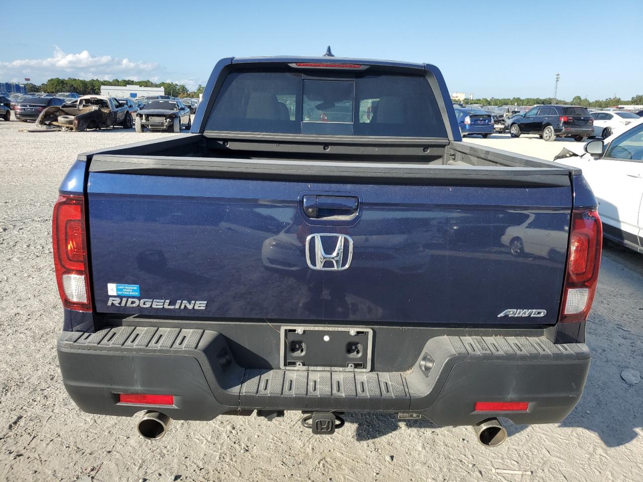2022 HONDA RIDGELINE RTL VIN:5FPYK3F5XNB002257