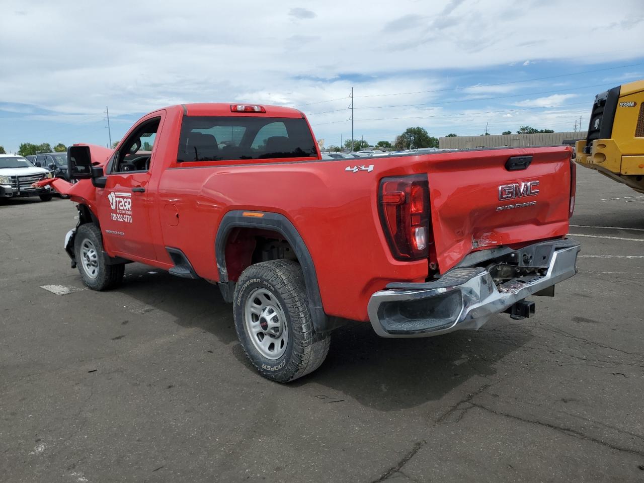 2022 GMC SIERRA K3500 VIN:1GT39SEY0NF345448
