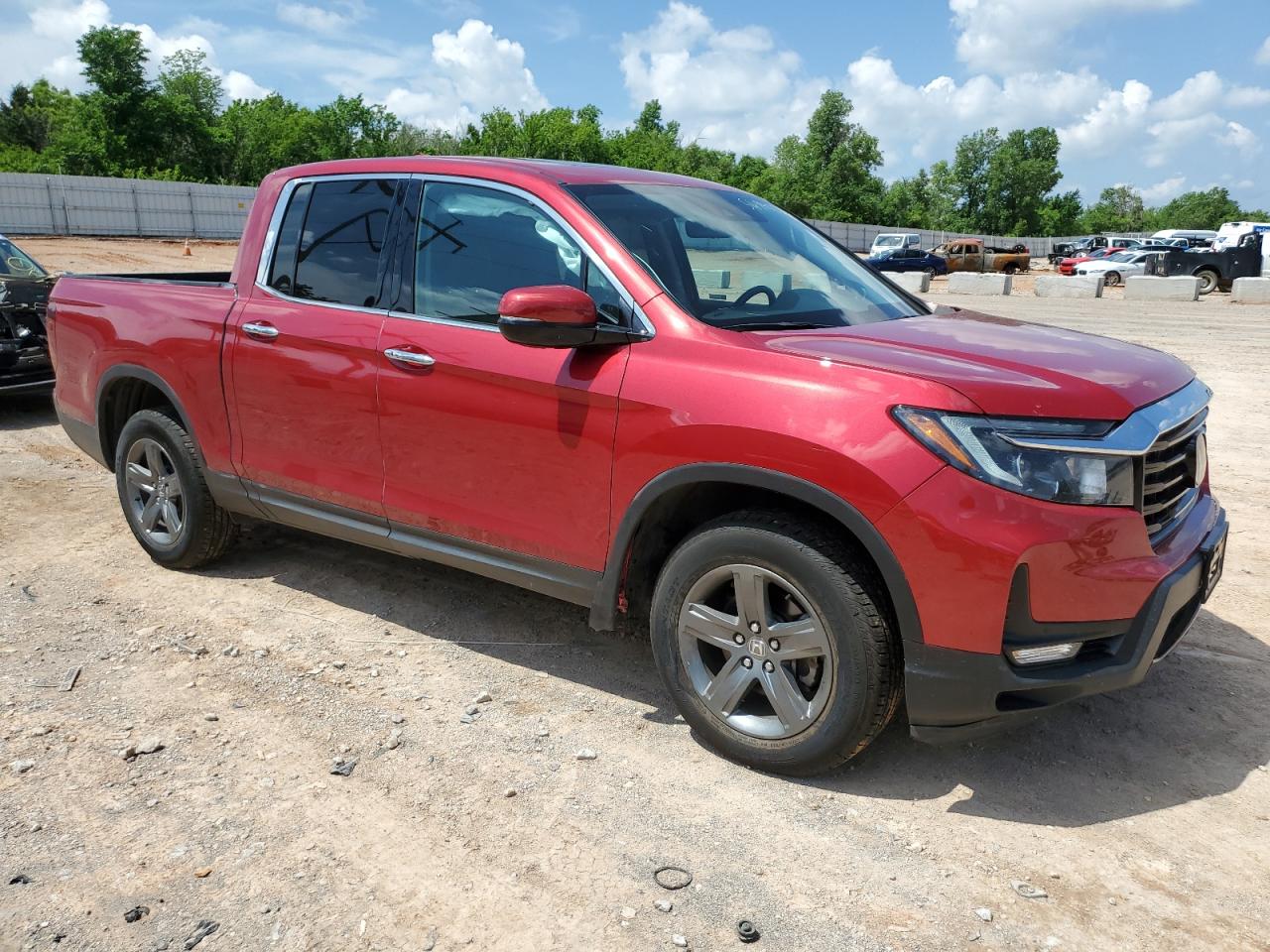 2022 HONDA RIDGELINE RTL VIN:5FPYK3F70NB023538