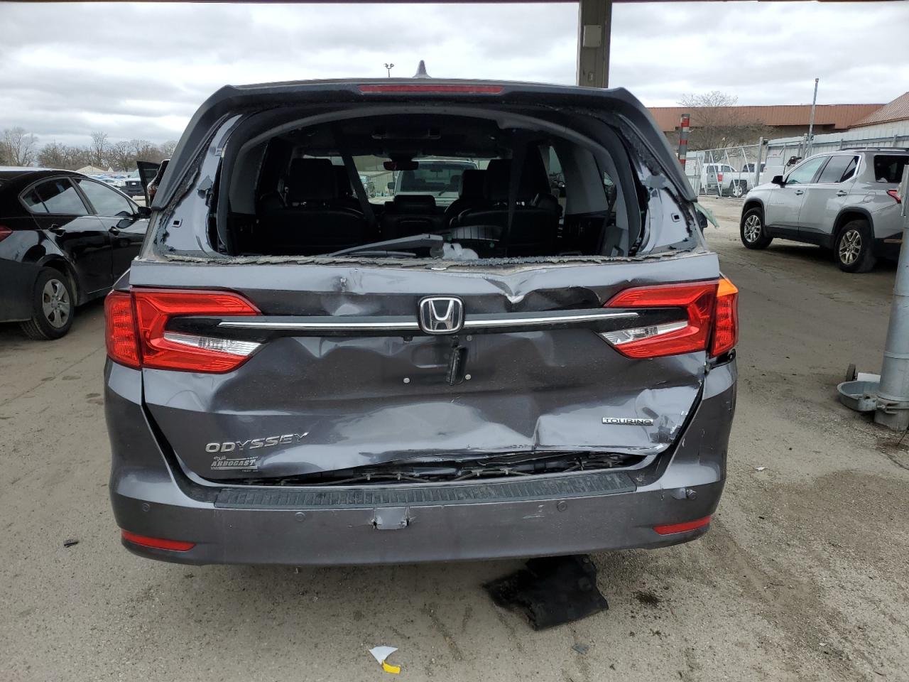 2022 HONDA ODYSSEY TOURING VIN:5FNRL6H85NB023052