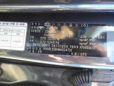 2020 Kia Sorento KNARL81BHMA024710 VIN:KNARL81BHMA024710