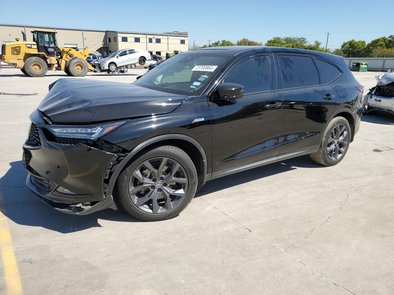 2022 ACURA MDX A-SPEC VIN:5J8YE1H09NL030698