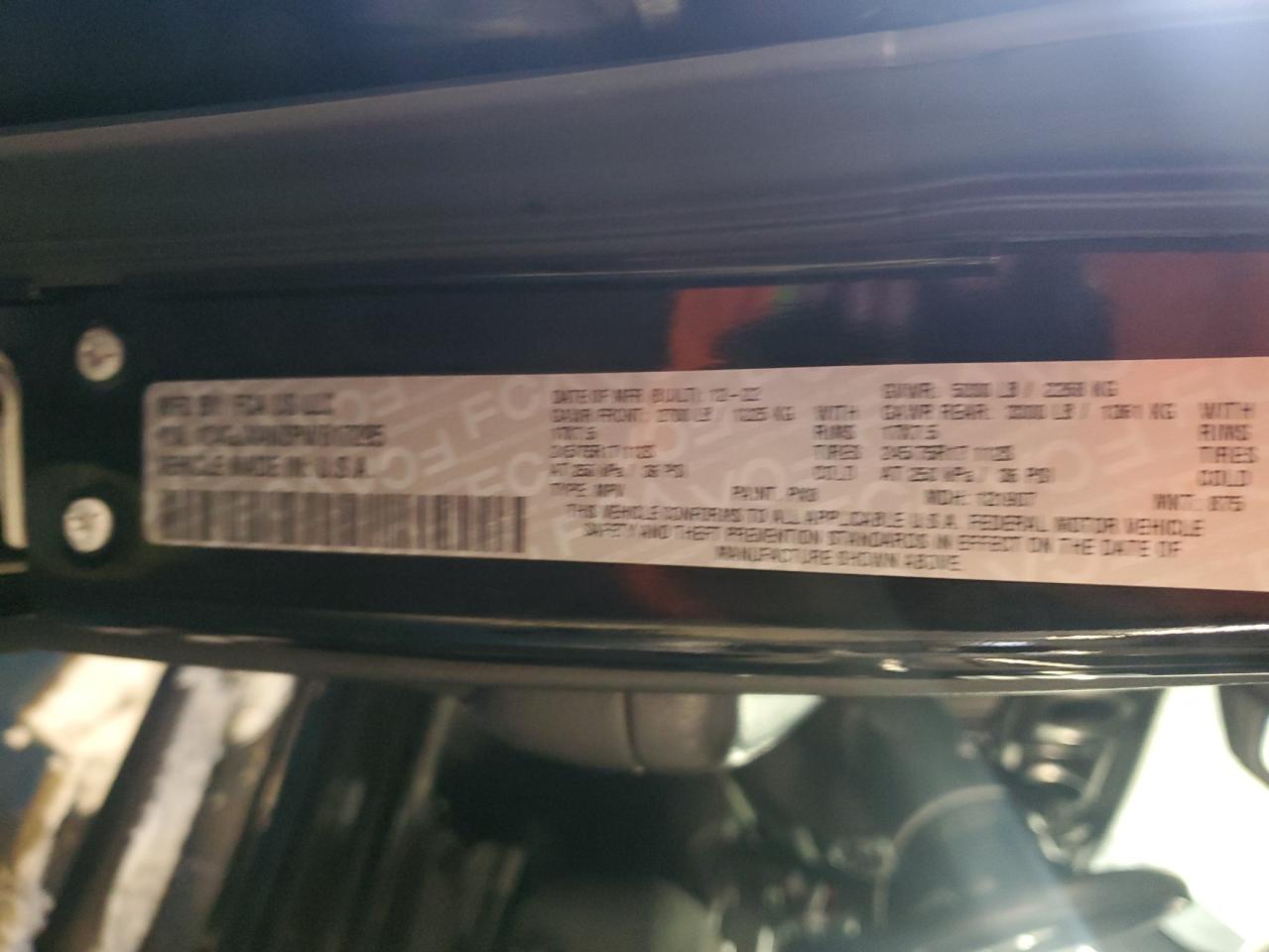 2023 JEEP WRANGLER SPORT VIN:1C4GJXAN8PW617295