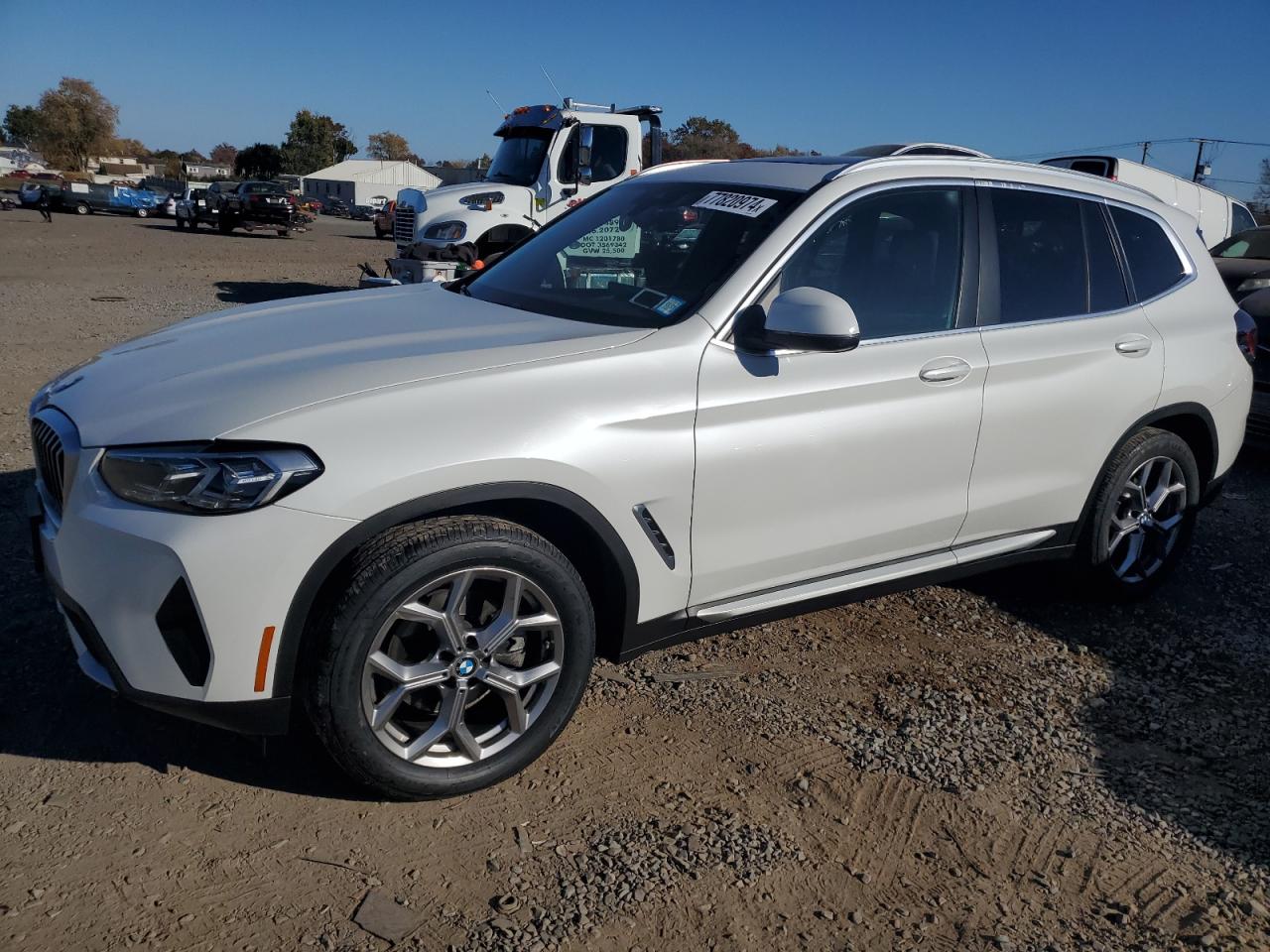 2022 BMW X3 XDRIVE30I VIN:5UX53DP06N9N22370