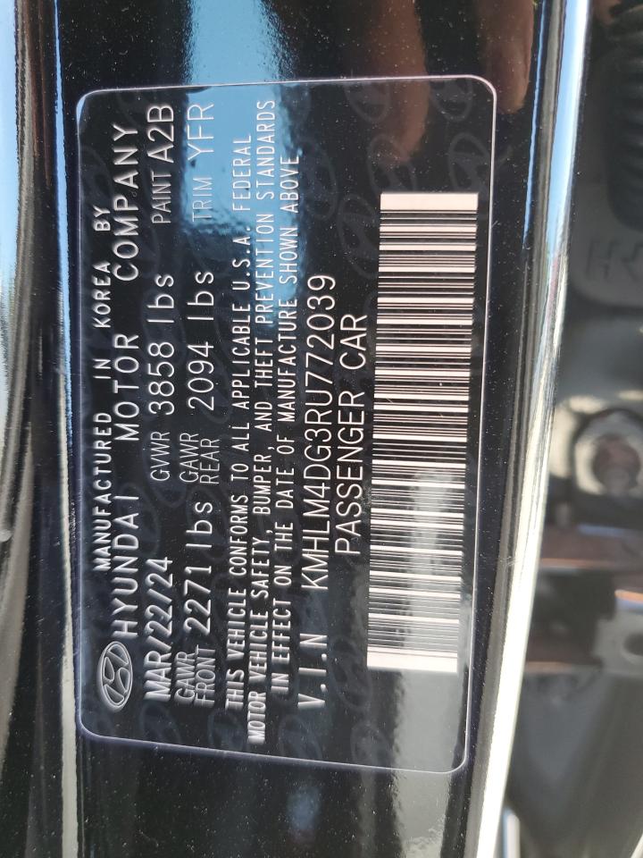 2024 HYUNDAI ELANTRA SEL VIN:KMHLM4DG3RU772039