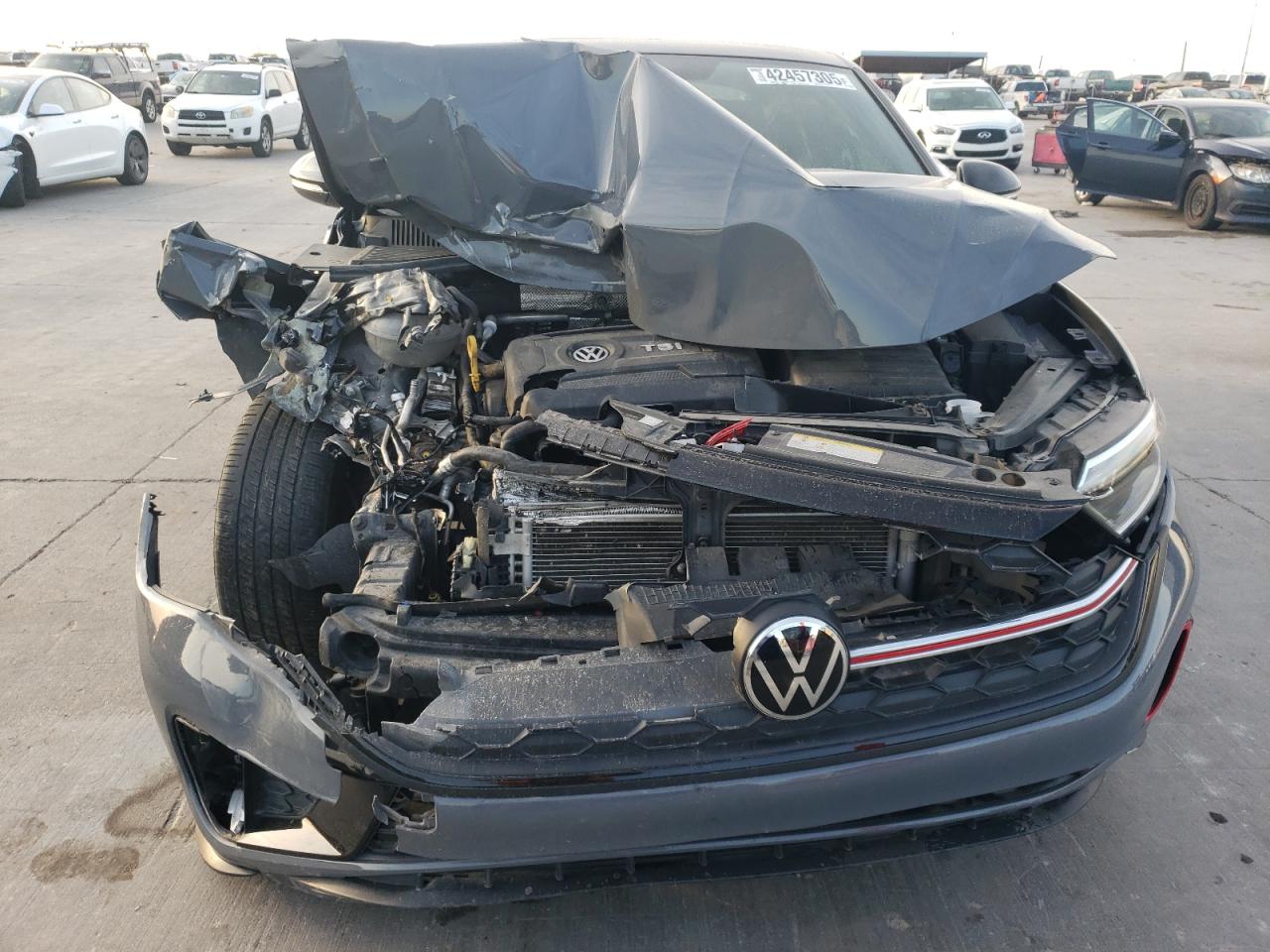 2022 VOLKSWAGEN JETTA GLI AUTOBAHN VIN:3VW2T7BU3NM023850