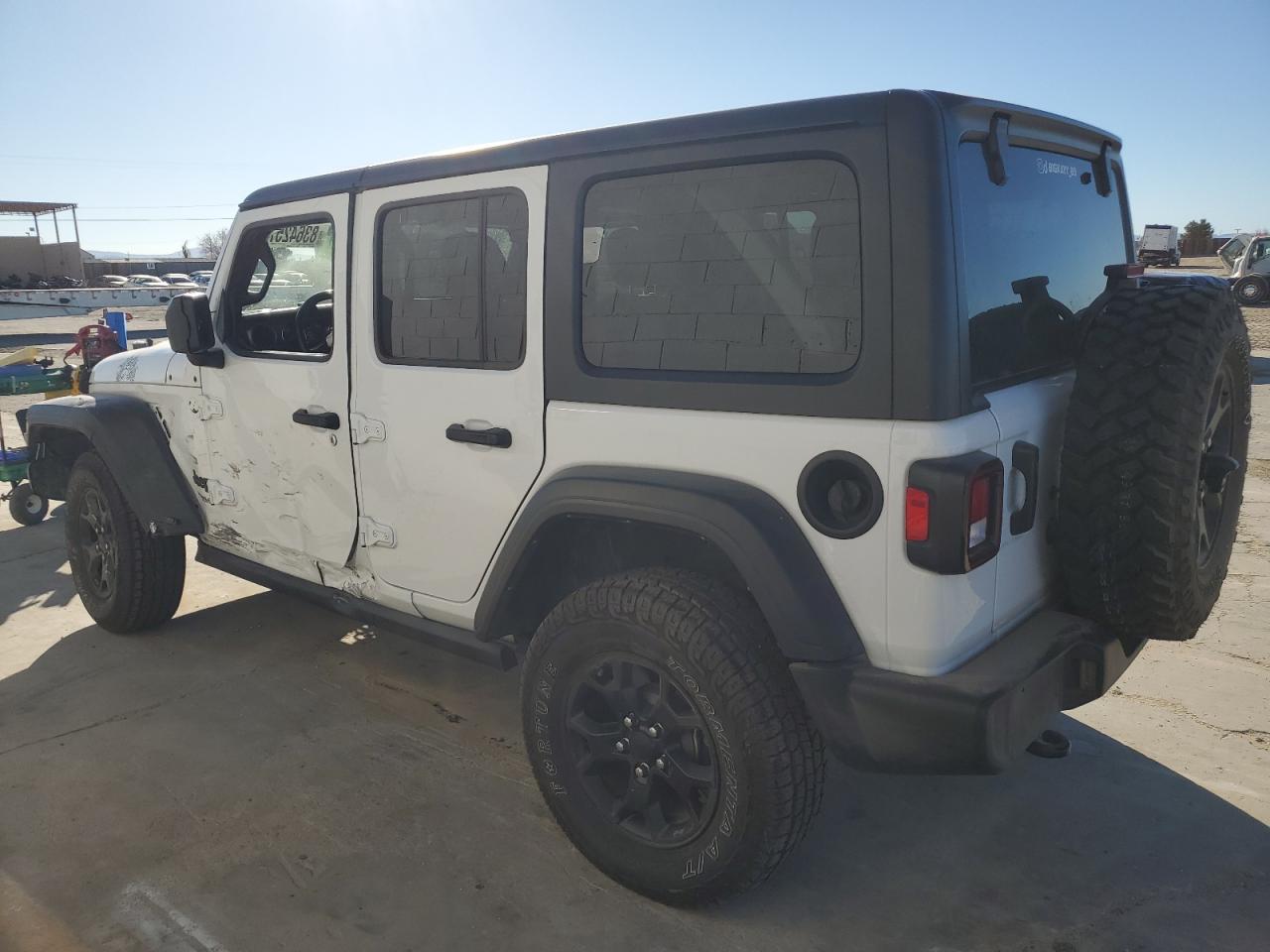 2022 JEEP WRANGLER UNLIMITED SPORT VIN:1C4HJXDG8NW140737
