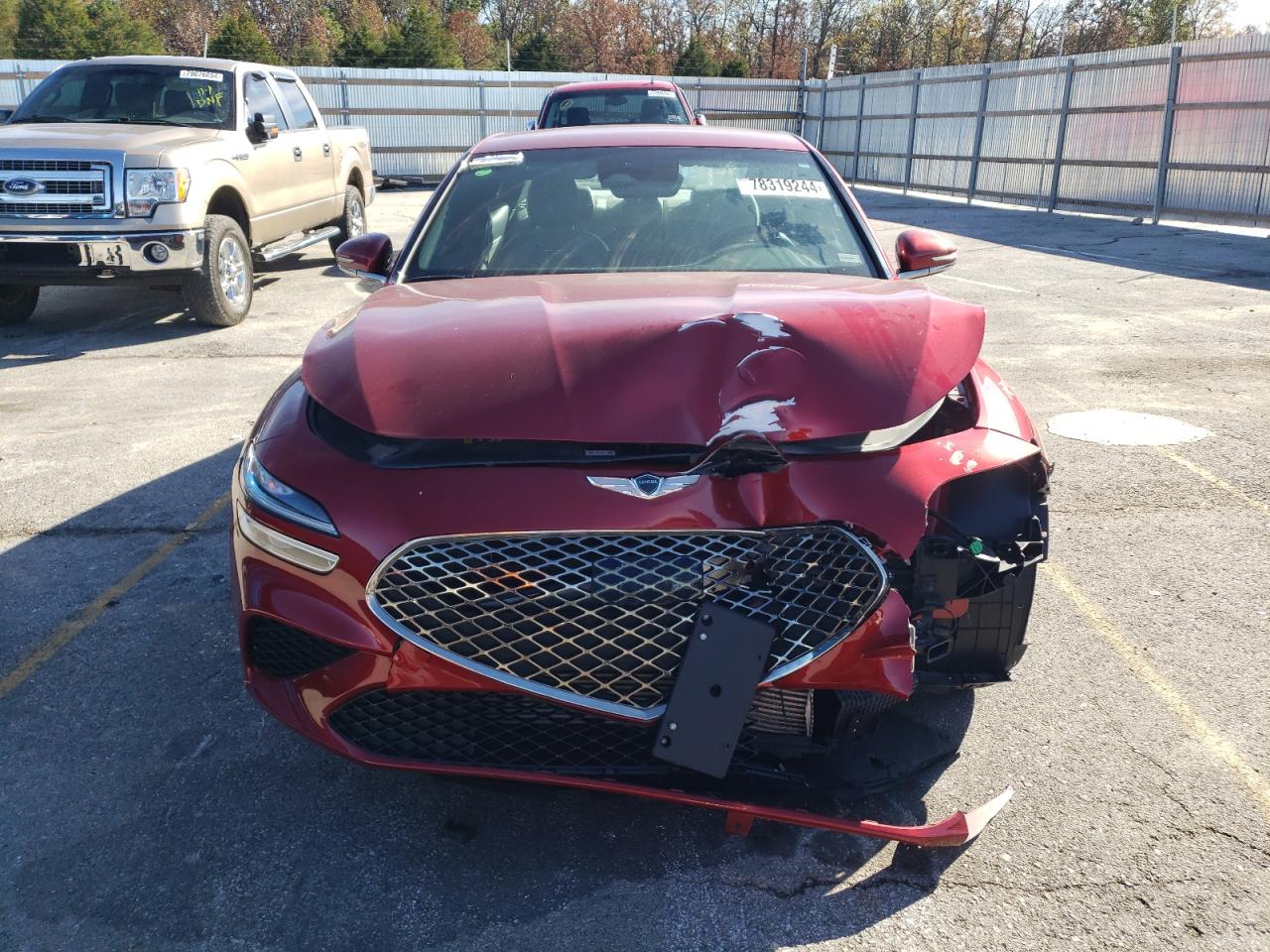 2022 GENESIS G70 BASE VIN:KMTG54TE1NU093868