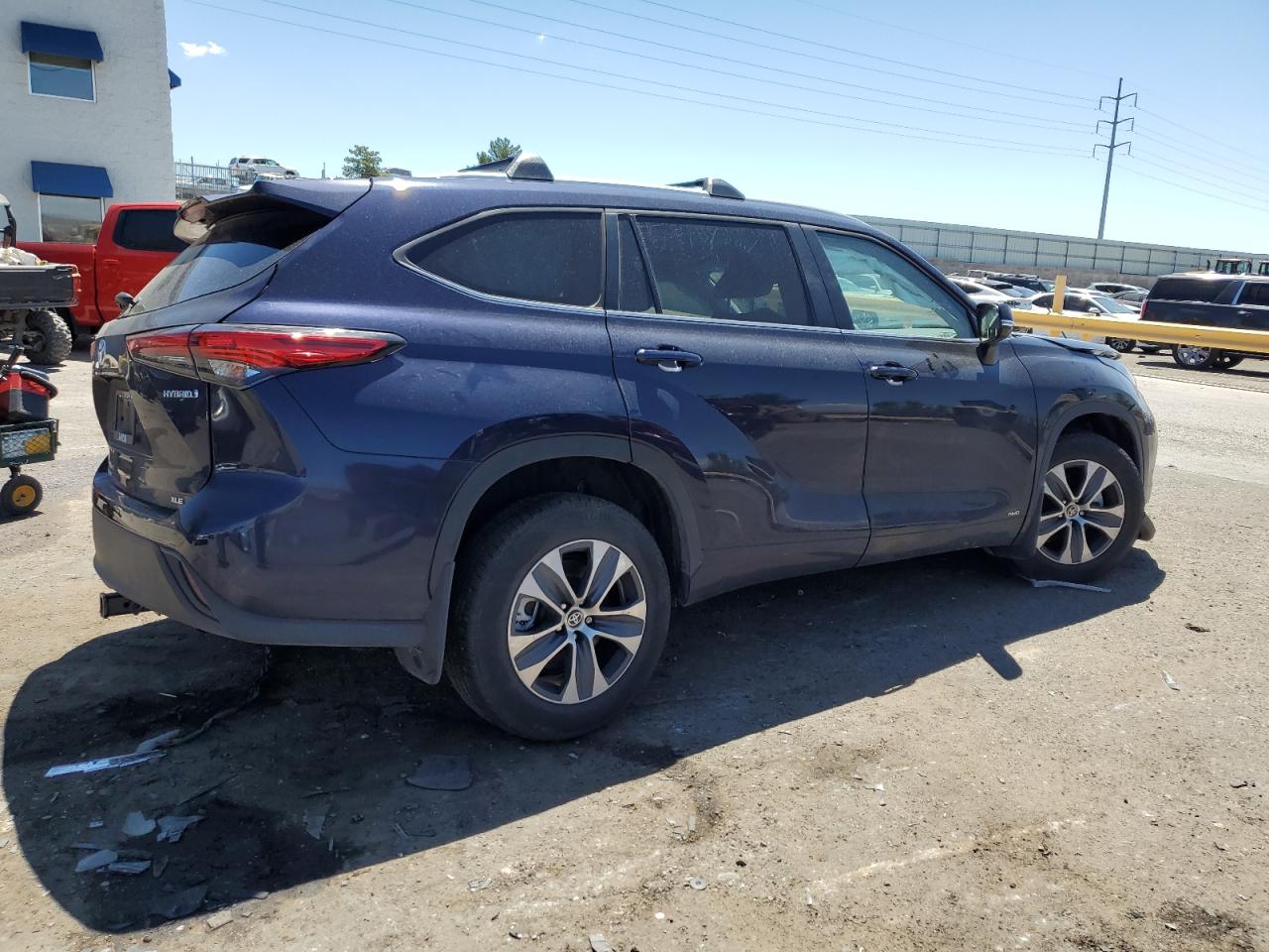 2023 TOYOTA HIGHLANDER HYBRID XLE VIN:5TDKBRCH6PS133619