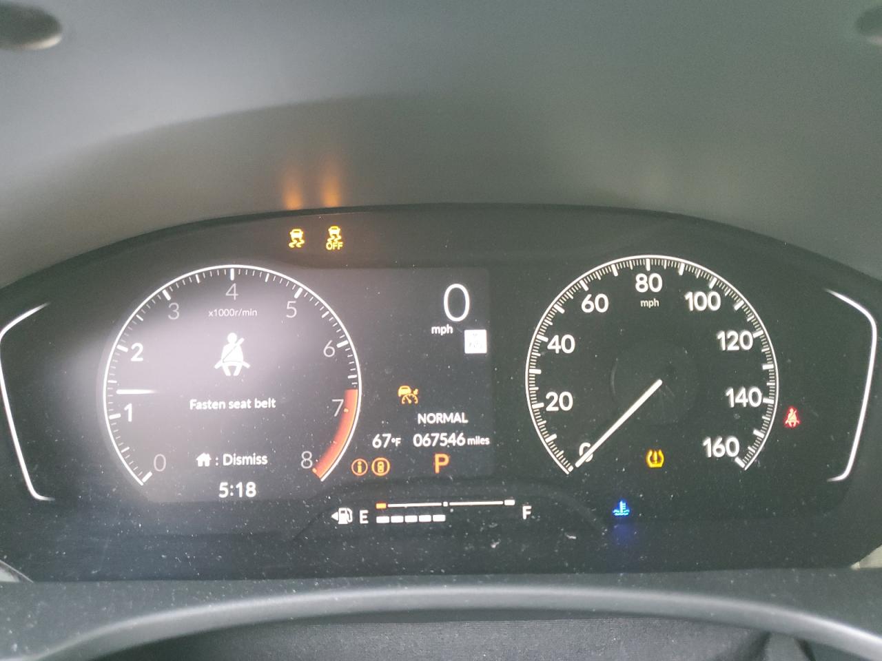 2022 HONDA CIVIC SPORT VIN:2HGFE2F53NH534477