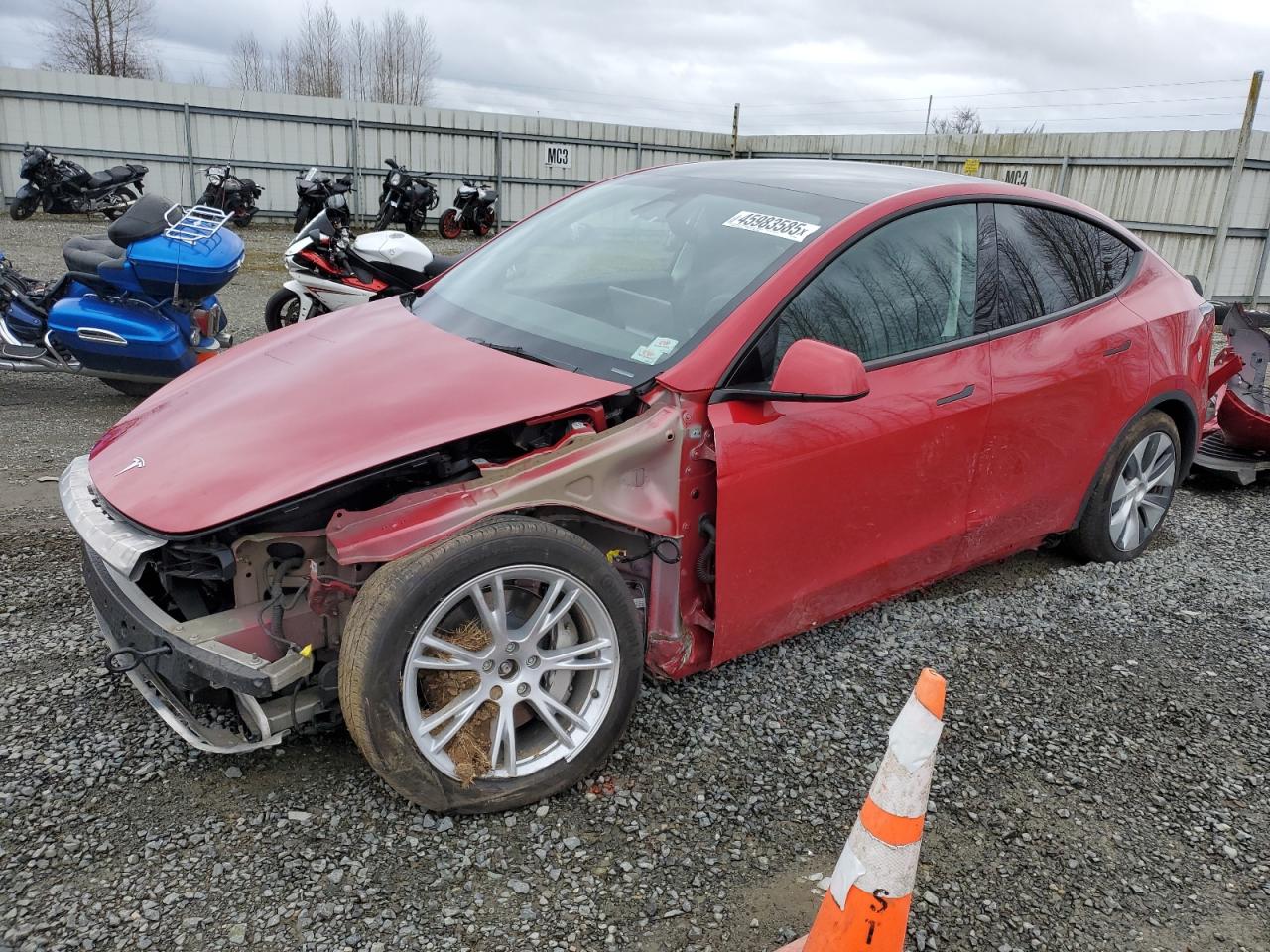 2023 TESLA MODEL Y  VIN:7SAYGDEE3PF938566