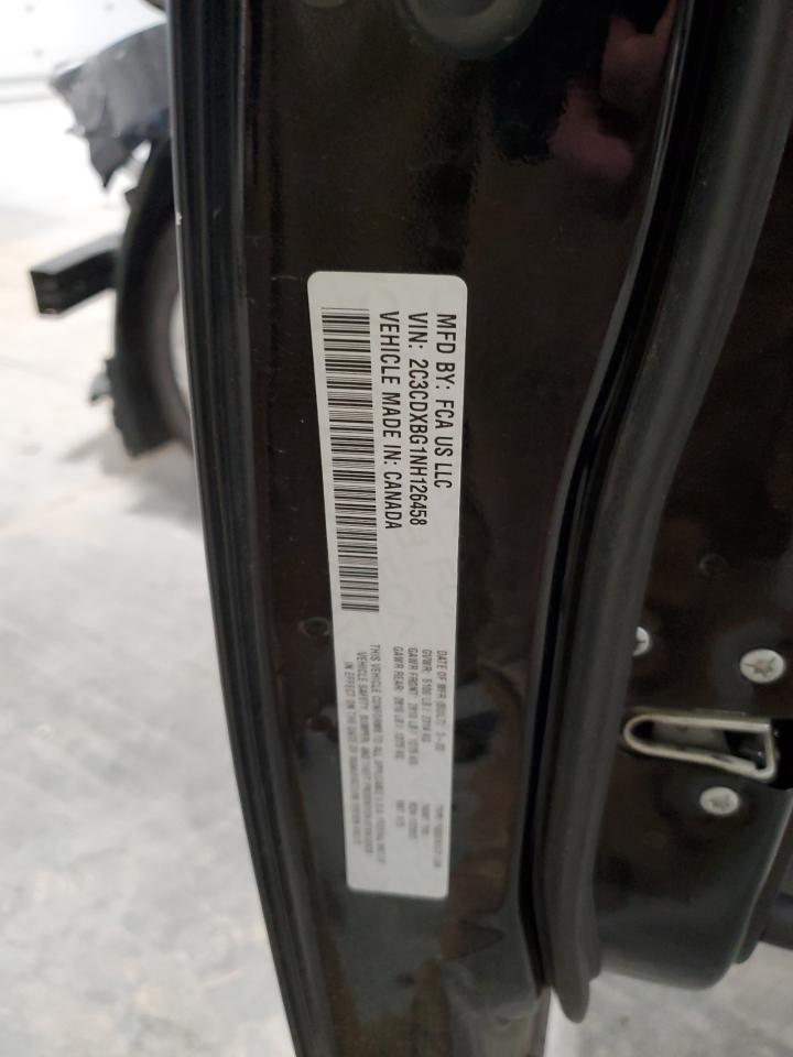 2022 DODGE CHARGER SXT VIN:2C3CDXBG1NH126458