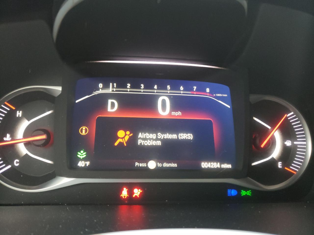 2024 HONDA PASSPORT BLACK EDITION VIN:5FNYF8H84RB007624