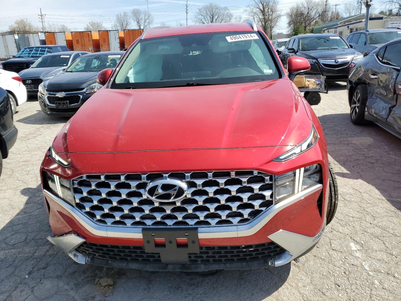 2022 HYUNDAI SANTA FE SEL VIN:5NMS2DAJ5NH410883