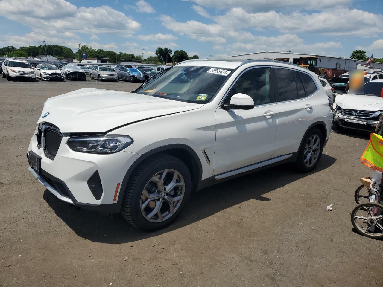 2022 BMW X3 XDRIVE30I VIN:5UX53DP04N9K21872