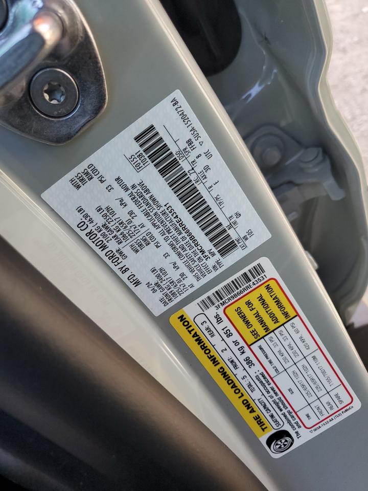 2024 FORD BRONCO SPORT BIG BEND VIN:3FMCR9B66RRE43531