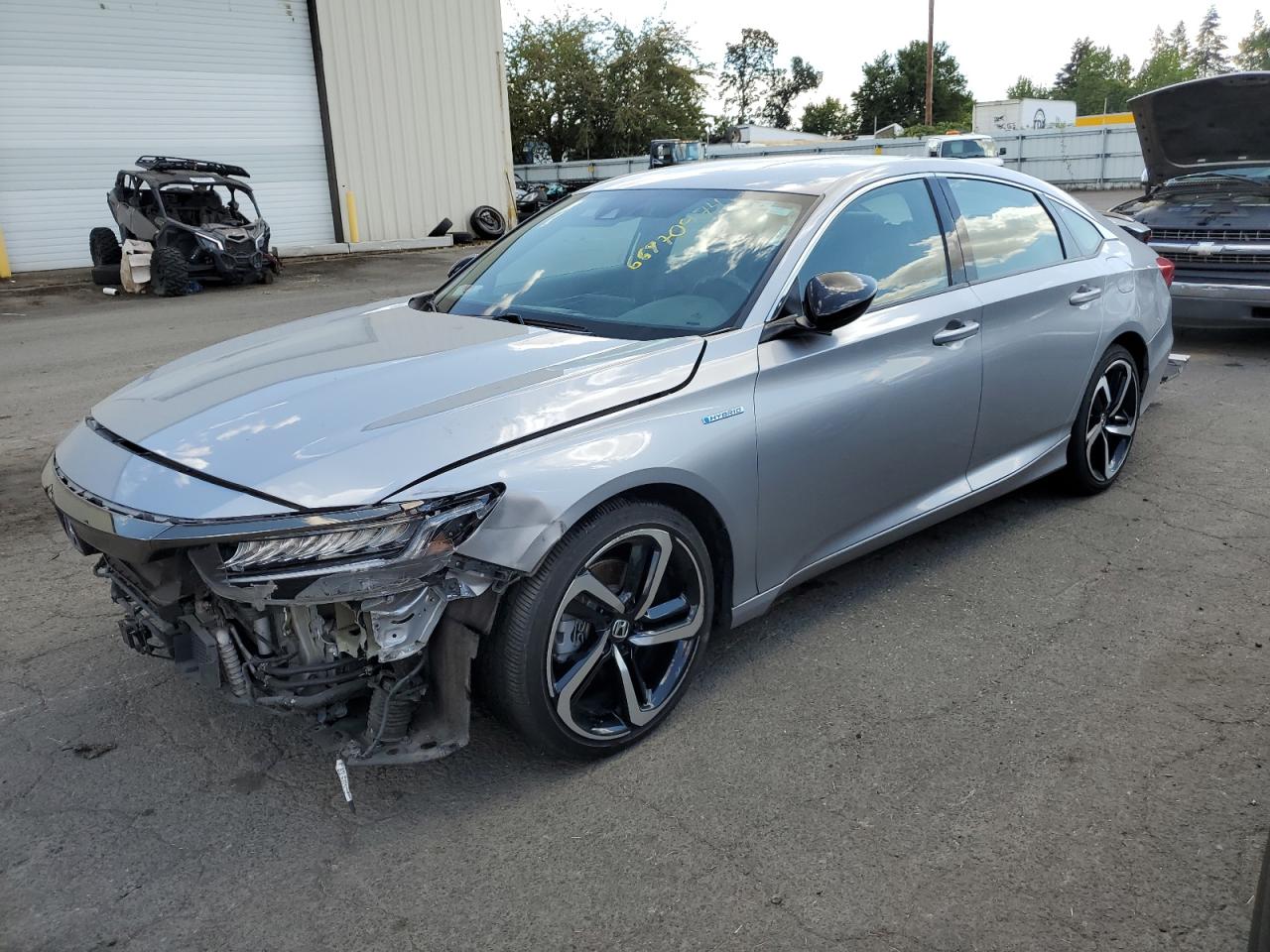 2022 HONDA ACCORD HYBRID SPORT VIN:1HGCV3F27NA025277