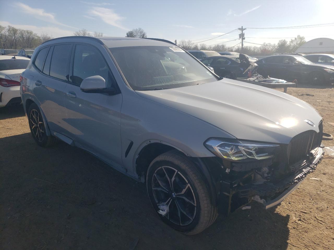 2022 BMW X3 XDRIVE30I VIN:5UX53DP05N9M71363