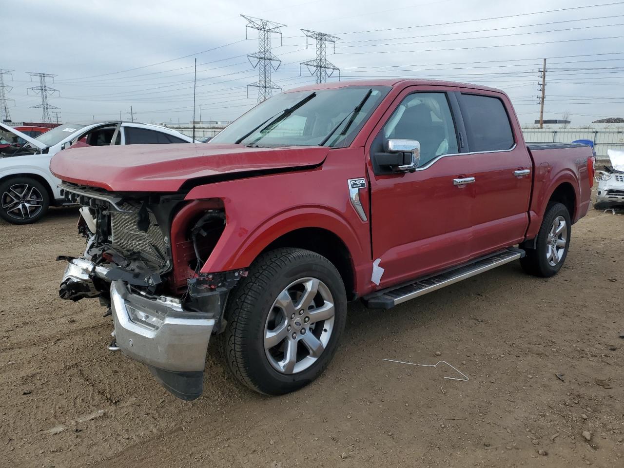 2022 FORD F150 SUPERCREW VIN:1FTFW1E89NKD60635