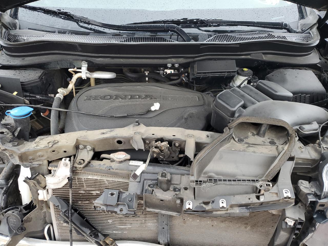 2022 HONDA PILOT BLACK VIN:5FNYF6H77NB025959