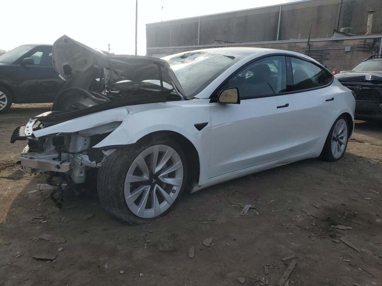 2022 TESLA MODEL 3  VIN:5YJ3E1EB8NF255423