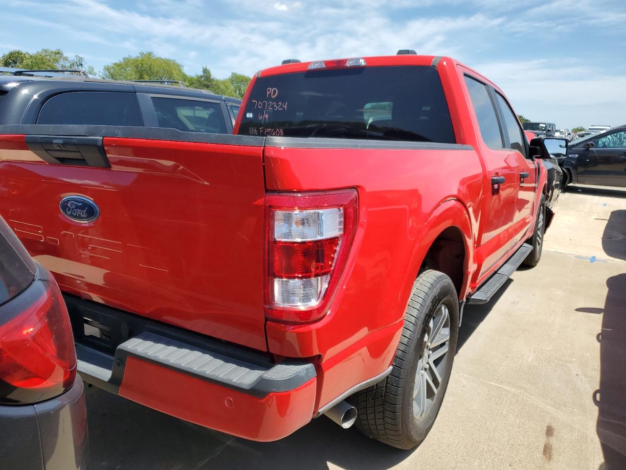 2023 FORD F150 SUPERCREW VIN:1FTEW1CP3PKF15608