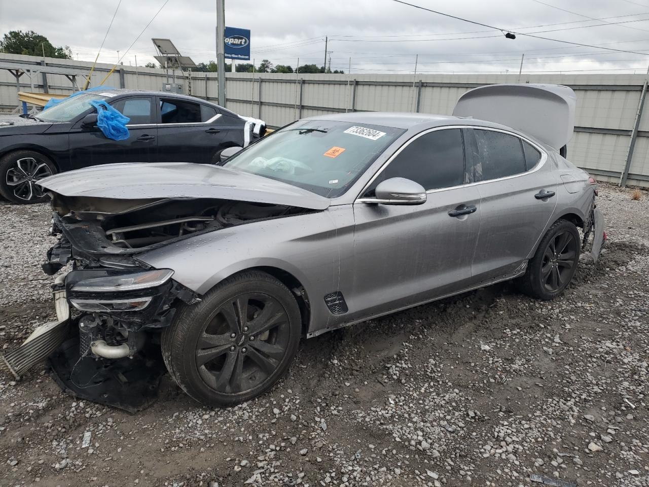 2022 GENESIS G70 BASE VIN:KMTG34TA2NU093249