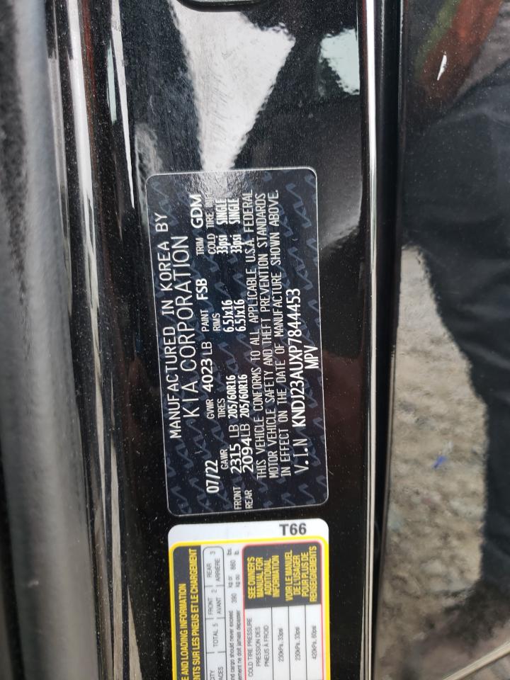 2023 KIA SOUL LX VIN:KNDJ23AUXP7844453