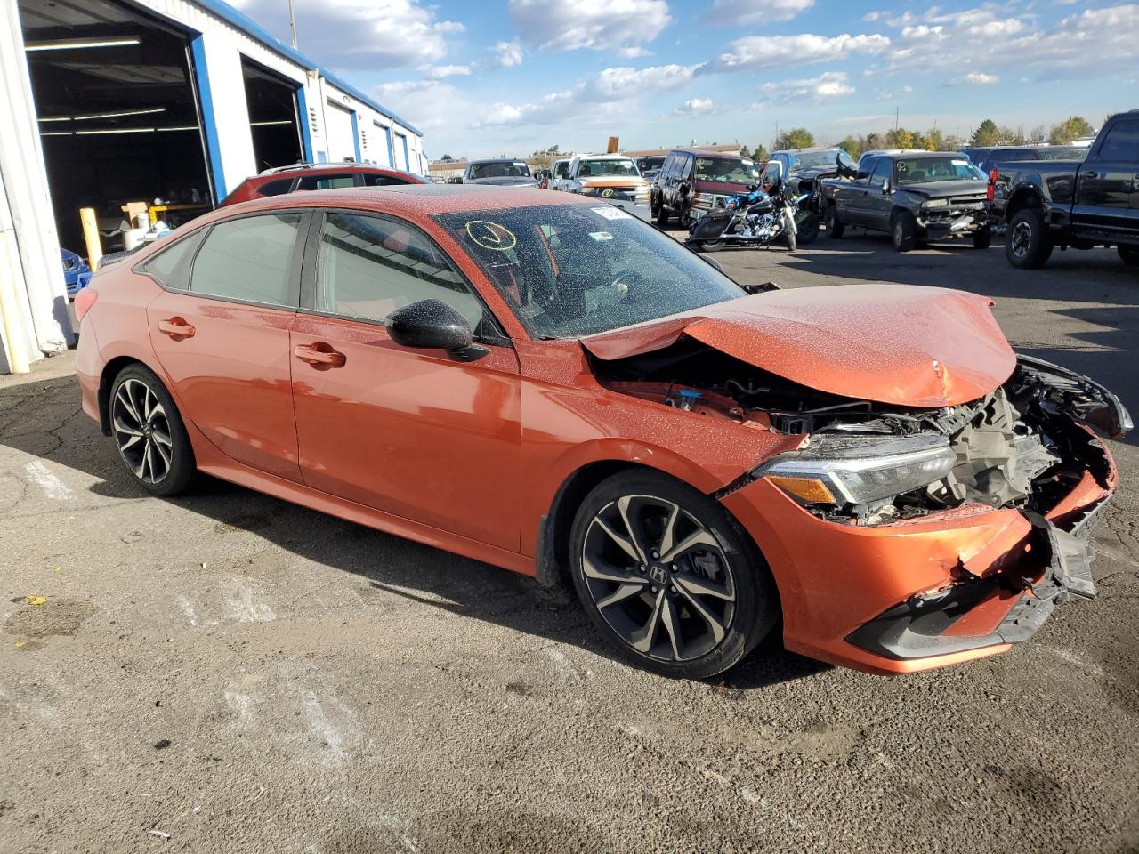 2022 HONDA CIVIC SI VIN:2HGFE1E50NH473505